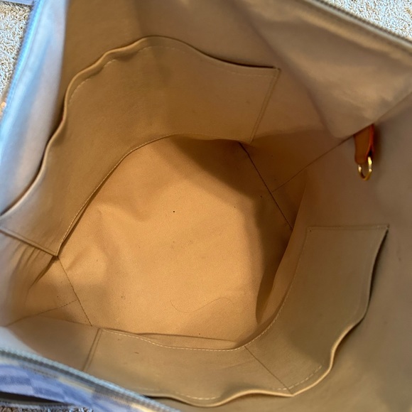 SOLD Bundle Louis Vuitton Damier Azur Totally MM Tote Bag & Matching Wallet - Picture 10 of 16